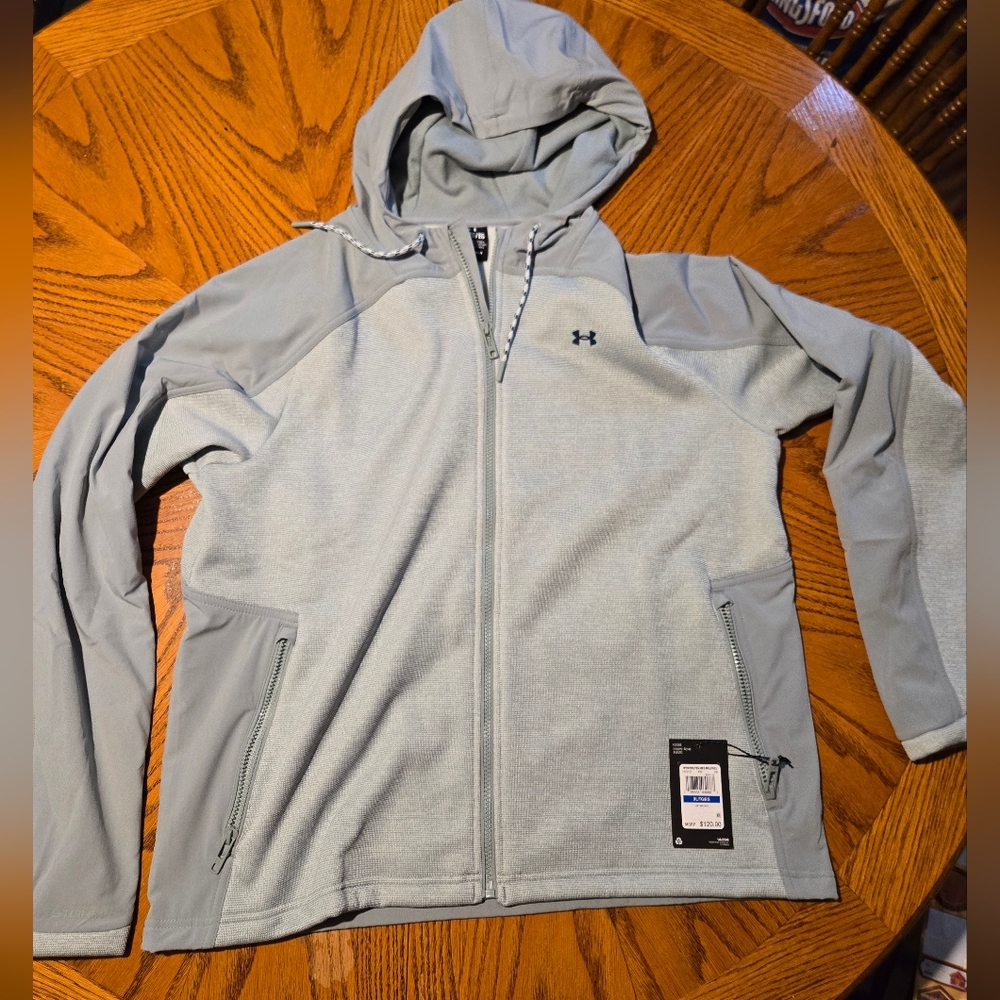 Under Armour Gray Full-Zip Hoodie